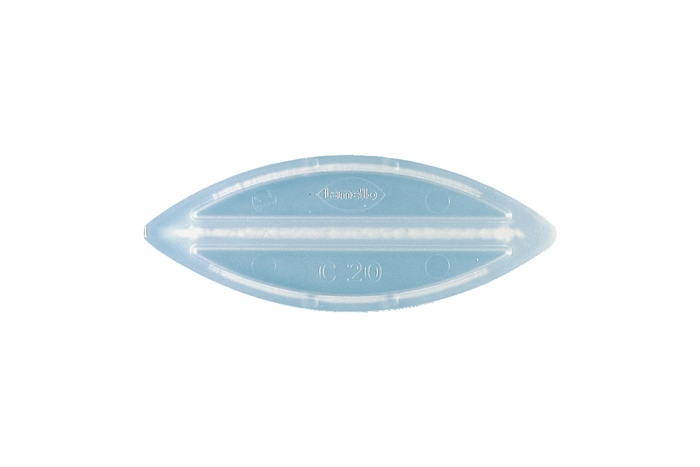 Lamello C20 Plast 60x23x4mm Transparent  250stk