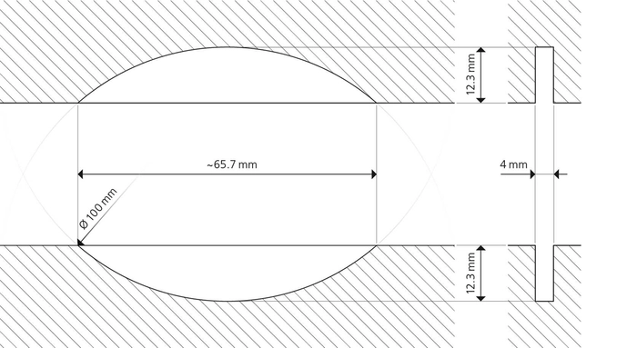 Lamello C20 Plast 60x23x4mm Transparent  250stk