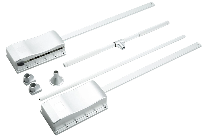 Garderobelift 12kg 562-770mm Sølv
