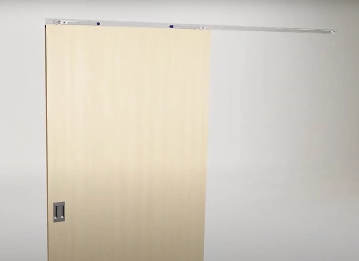 Skyvedørssystem Hawa Porte 100 Hmt Pocket Push-To-Open 2,5m 