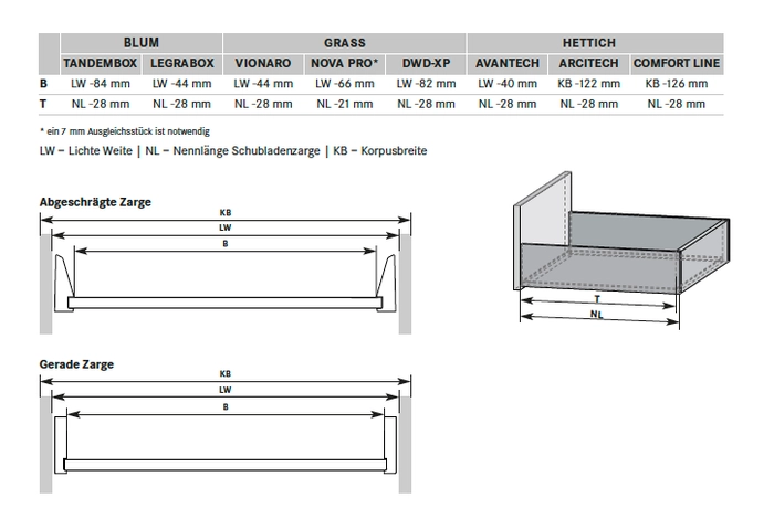 MosaiQ knivblokk B137xL472mm eik lakkert