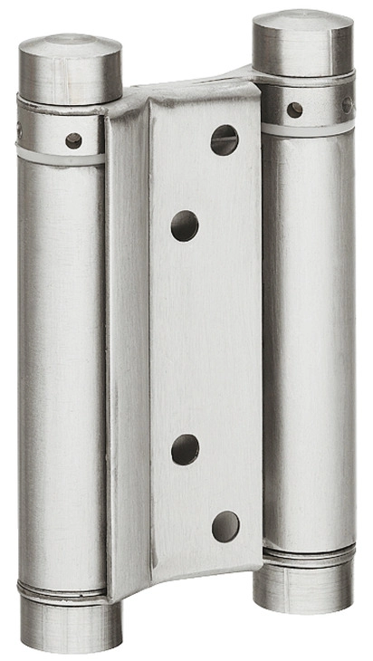 Dobbelvirkende hengsel 100mm Forniklet 25-30mm dør
