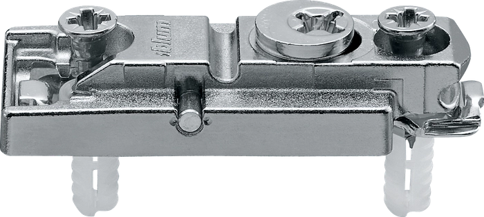 Monteringsplate  Blum Design H0 5mm Expando-Dübel Exenter Høydejustering