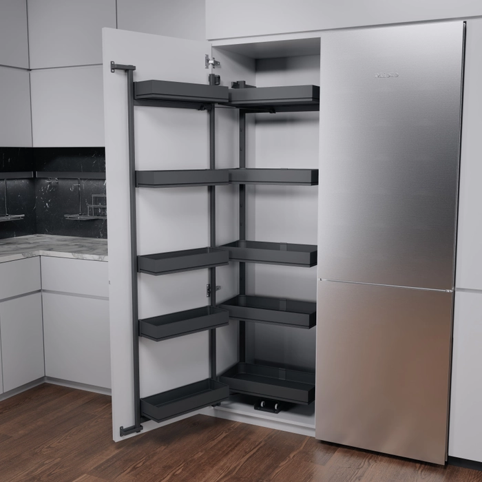 Høyskapsuttrekk Kesseböhmer Tandem 2 Pure Antrasitt