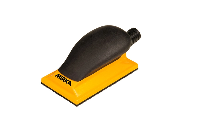 Håndslipekloss Mirka Grip  13 Hull  70x125mm Gul 