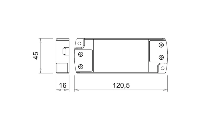 LED-trafo 30/60W 24V