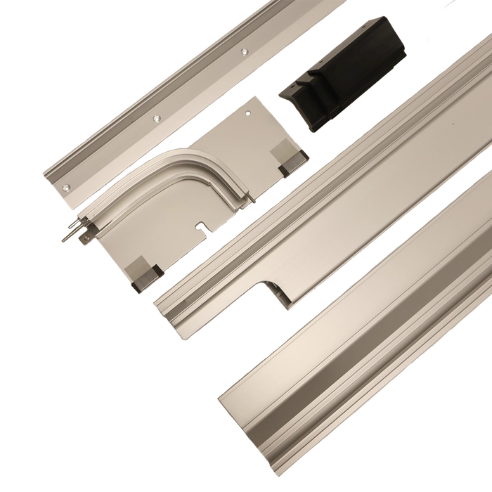 Toppskinnesett Hawa Folding Concepta III 20/25 2 Dører Høyre Anodisert