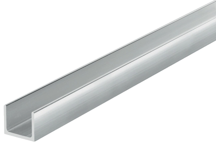 Skyvedørskinne topp  aluminium 3500mm