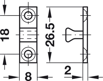Kulesneppert 43mm Messing