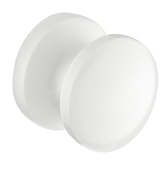 Trykknapp Til Trykklås Mini 16mm Front Hvit 