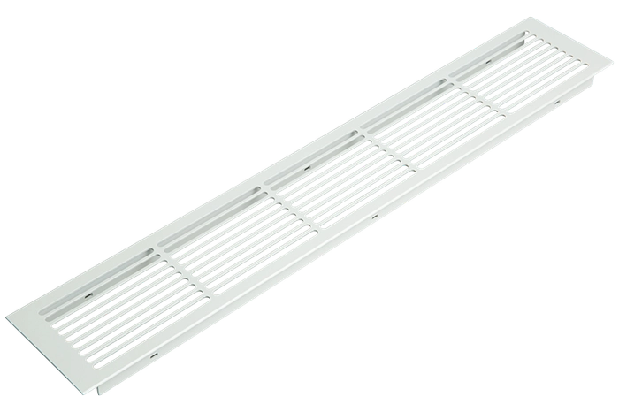 Lufterist 500x86mm 200cm2 Aluminium - Flere Farger