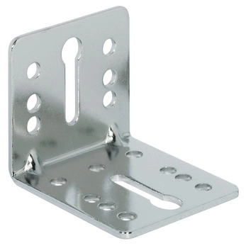 Vinkel 45x50mm B55mm Stål 3 Hull & Slissespor