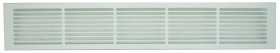 Lufterist 500x86mm 200cm2 Aluminium - Flere Farger