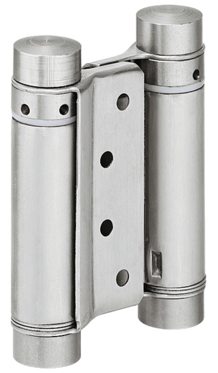 Dobbelvirkende hengsel 75mm Forniklet 18-25mm dør