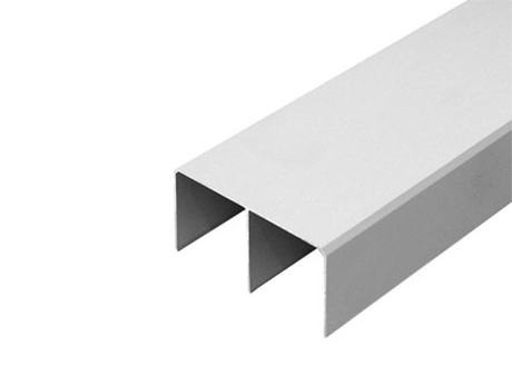 Skyvedørskinne topp  aluminium 3 meter