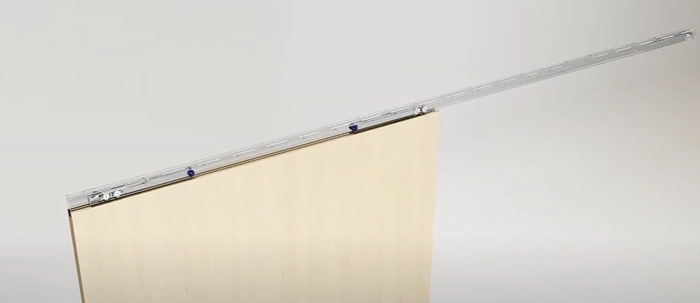 Skyvedørssystem Hawa Porte 100 Hmt Pocket Push-To-Open 2,5m 