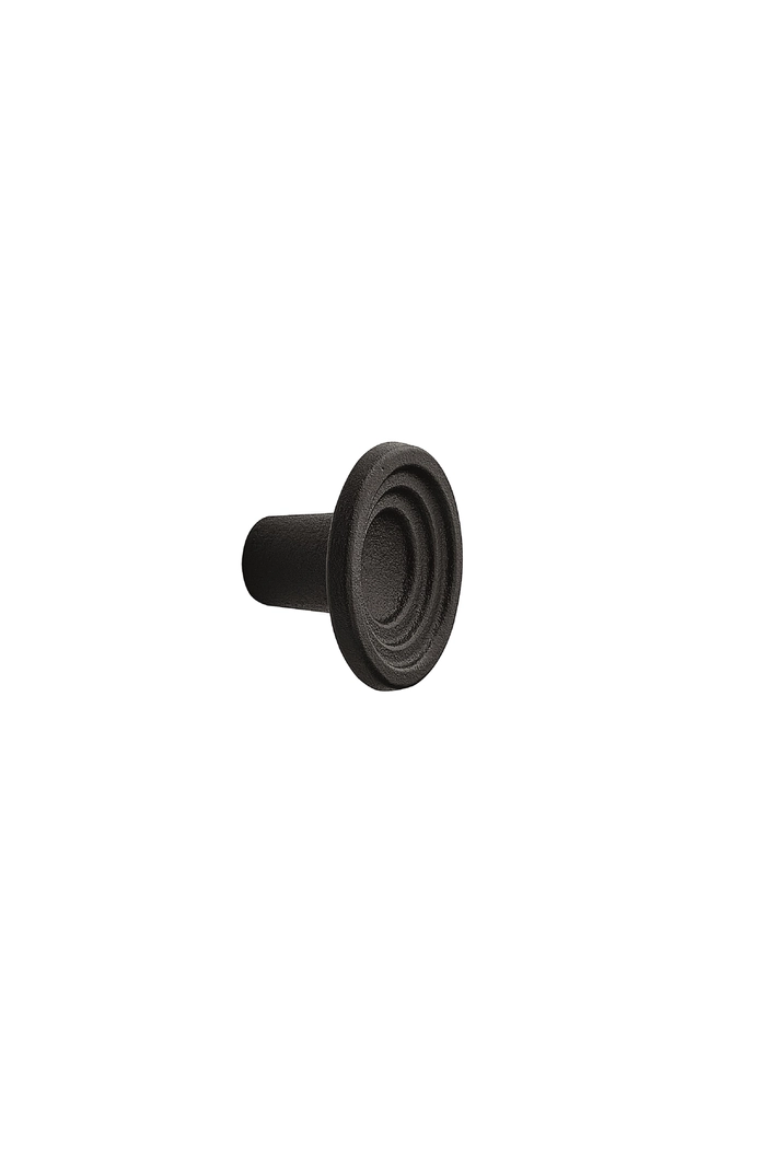 Knott 3010 Furnipart Fleur Ø46mm Matt Sort / Støpejern