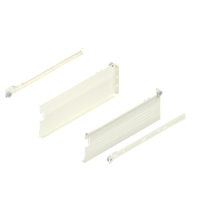 Metabox Blum Høyde H (150mm) Hvit - Flere Lengder
