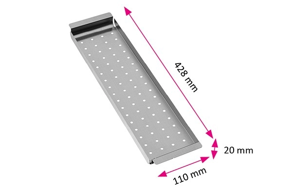 Skyllebrett Stala Wash 2  395x110x20mm