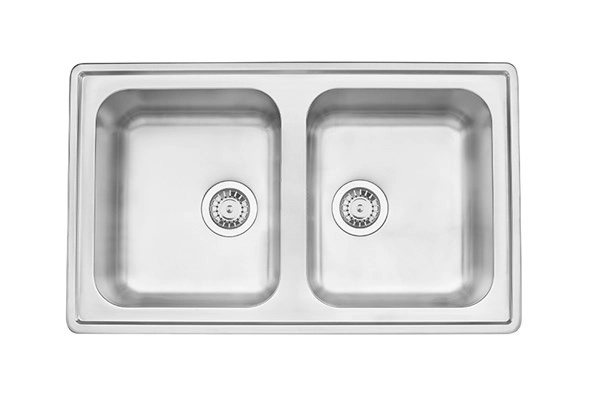 Kjøkkenvask Lyria 2 kum uten rille 830x500mm