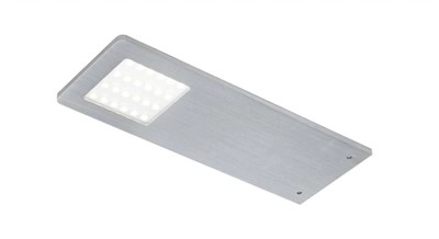 Polar UP LED-lampe 5W 24V børstet aluminium 