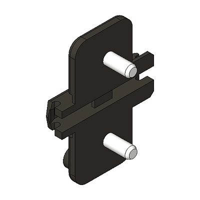 Monteringsplate Blum H0 37mm Expando M/Exenter Høydejustering Svart Onyx