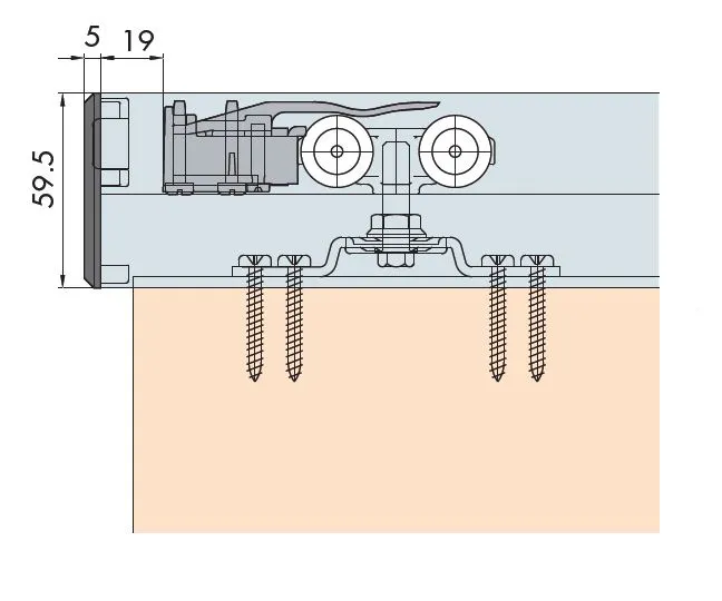 Endekappe & Stopper Hawa Porta Antrasitt