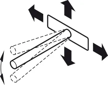 Hyllebærer Skjult Ø12mm L110mm