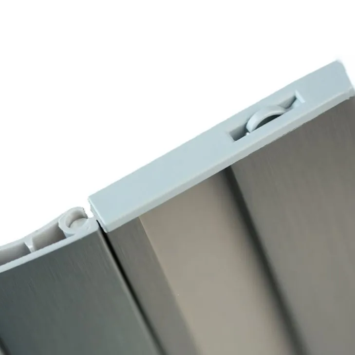 Sjalusidør Knoke KS25 B600mm Rustfri Look 