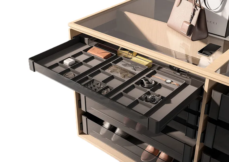 Skuff Kesseböhmer Conero H168mm Sort Komplett