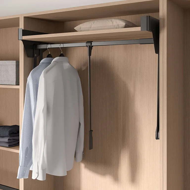 Garderobelift Kesseböhmer Conero Topplate 12kg Svart 