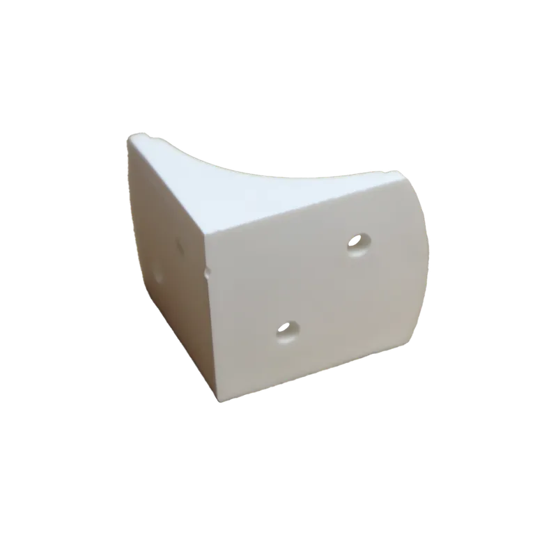 Vinkel 144  35x35mm Nylon Hvit