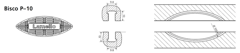 Lamello Bisco P 80stk
