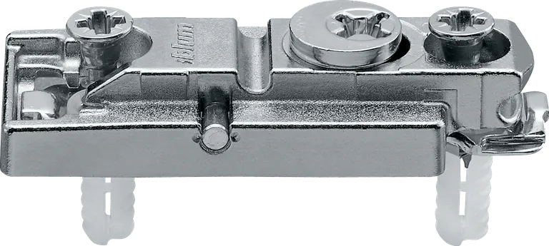 Monteringsplate  Blum Design H0 5mm Dübel Exenter Høydejustering