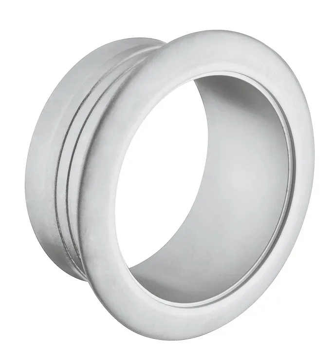 Rosett Trykklås 19mm Matt Krom