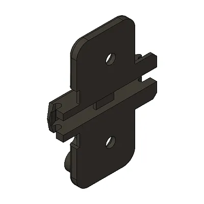 Monteringsplate Blum H0 37mm Treskrue M/Exenter Høydejustering Onyx Svart