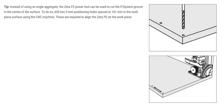 Posisjoneringsstifter Lamello For Zeta P-2