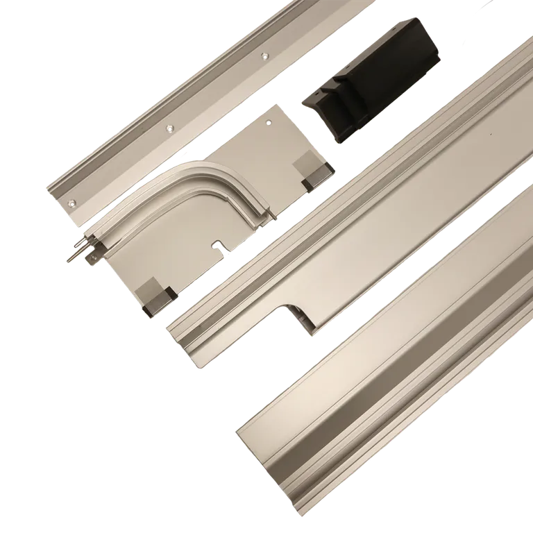 Toppskinnesett Hawa Folding Concepta III 20/25 2 Dører Venstre Anodisert