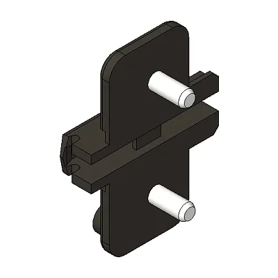 Monteringsplate Blum H3 37mm Dübel M/Exenter Høydejustering Svart Onyx