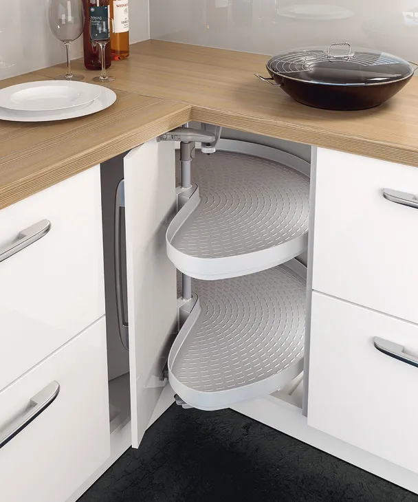 Hjørnekarusell Aabling Ninka Mondo M/Hyller Hvit/Sølv