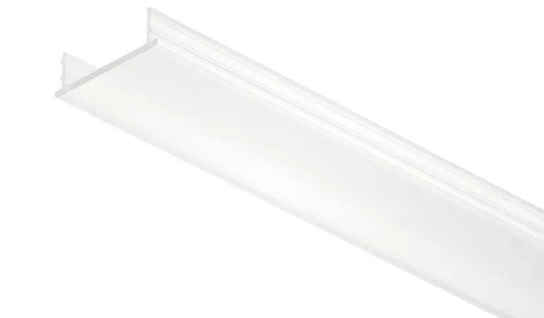 Plastglass For Led-Stripe 2,5m Hvit