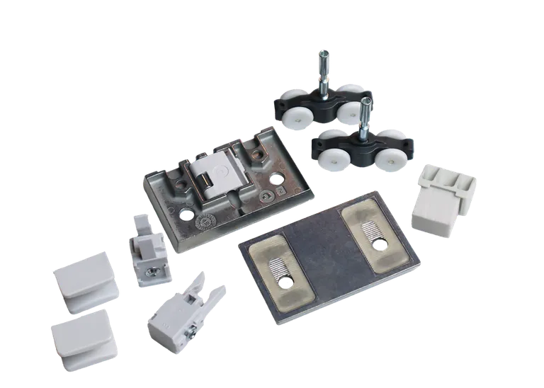 Beslagssett Eku Clipo 16  2-Dører Glass Hullmontert 16kg