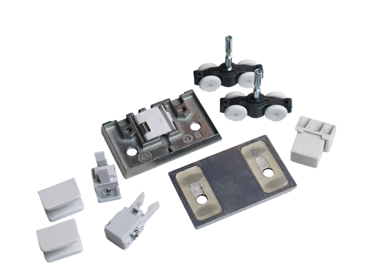 Beslagssett Hawa Clipo 16  2-Dører Glass Hullmontert 16kg