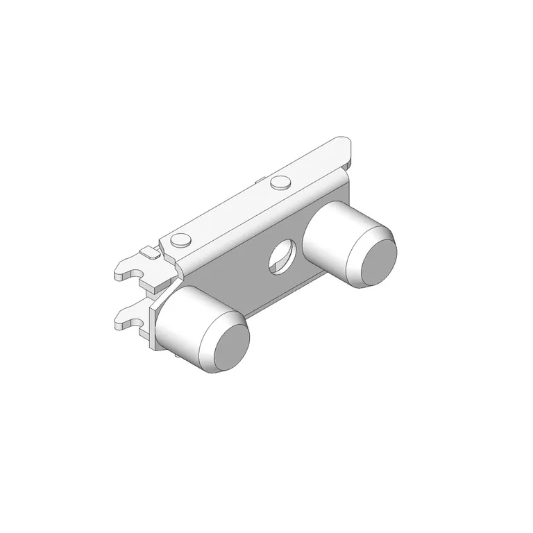 Monteringsplate Blum H3 20mm Dübel M/Exenter Høydejustering Svart Onyx