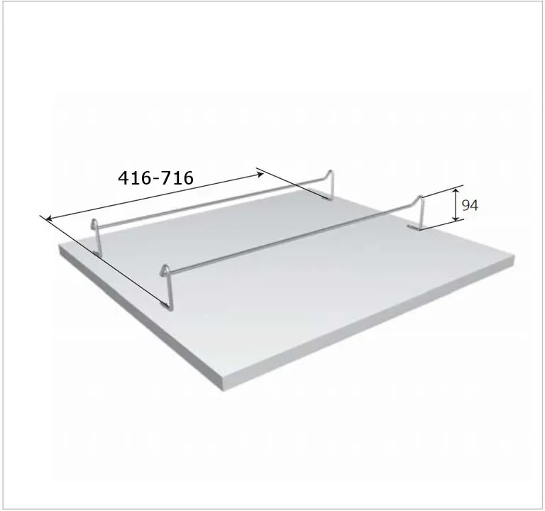 Skobøyle Pelly H94mm  Krom 