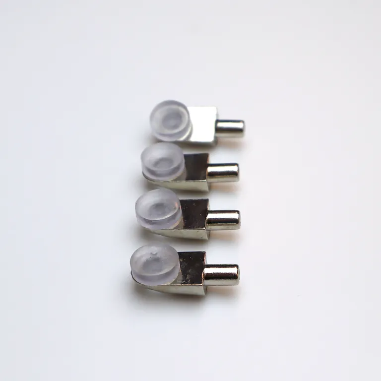 Hyllebærer Stål Nikkel 4stk