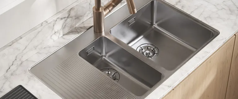 Kjøkkenvask Stala One 1,5 Kum M/Rille One-TD L34-17 / R17-34