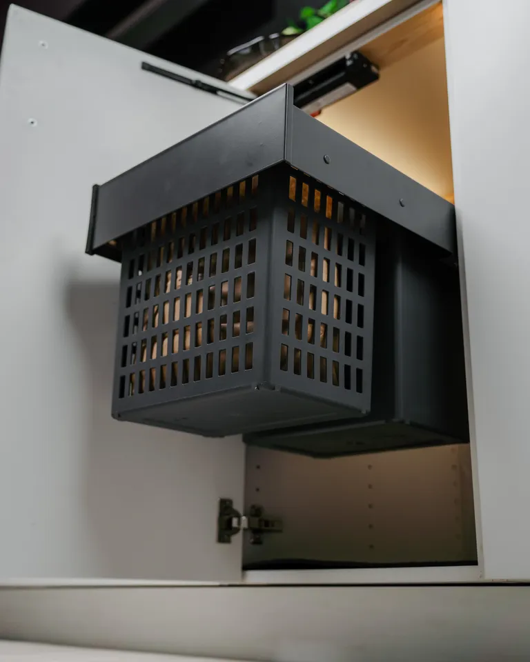 Avfallssorterer IMA Select Side 400 ECO Sidemontert Antrasitt