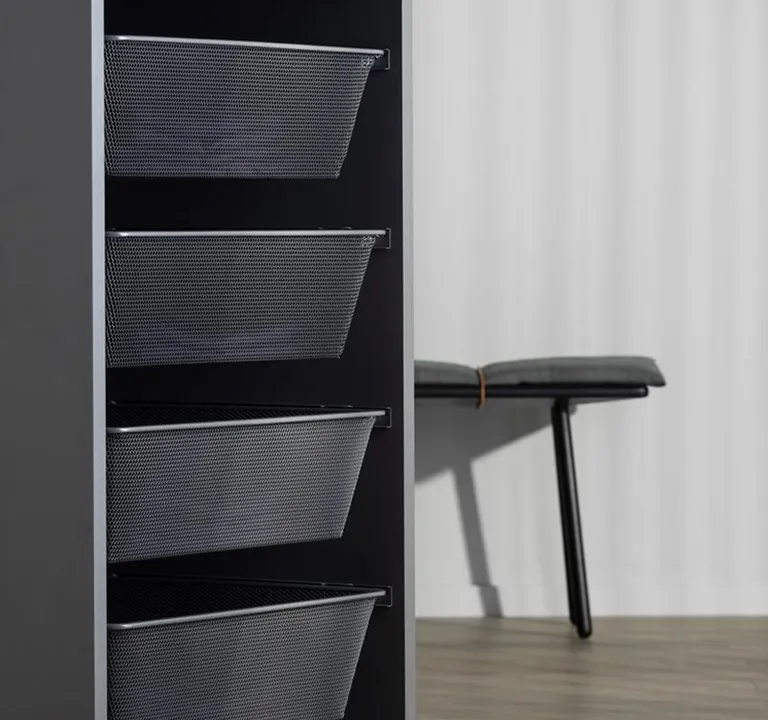 Meshkurv Pelly Roller Antrasitt  