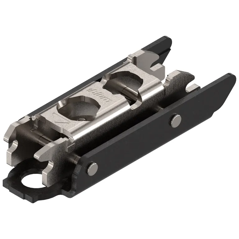 Monteringsplate Blum H3 20 mm Treskrue M/Exenter Høydejustering Svart Onyx